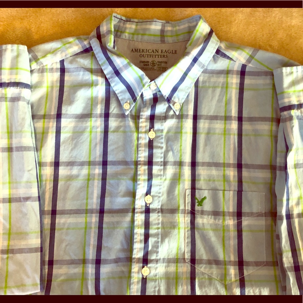 American Eagle button down